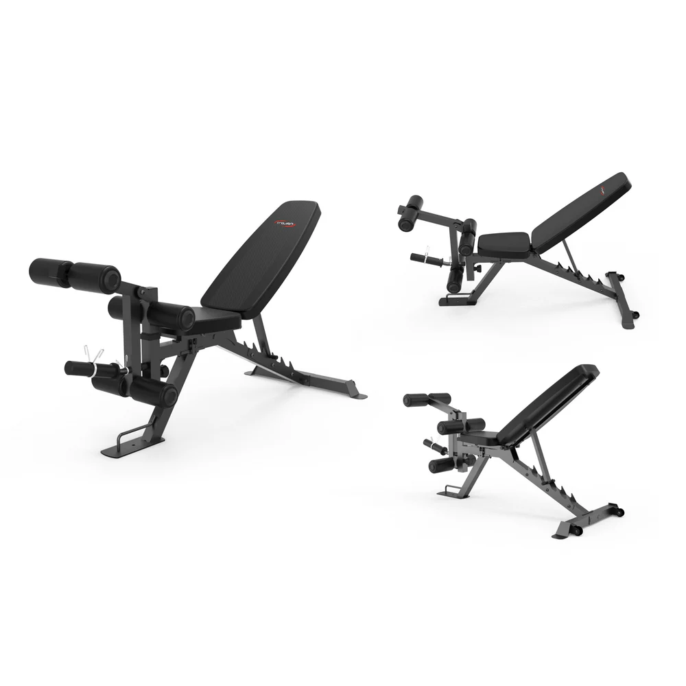 Squat Rack BodyWorx L315SR + Trojan FID 350 Bench & Leg Extension + 50 Kg Barbell D/Bell Set